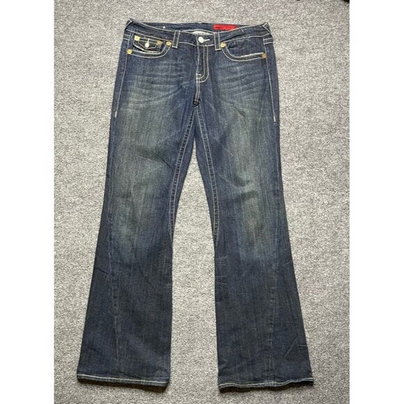 Vigoss Girl Junior Jeans Bootcut Stretch Cotton Embroidered Pocket Denim Blue 11 - Picture 1 of 12